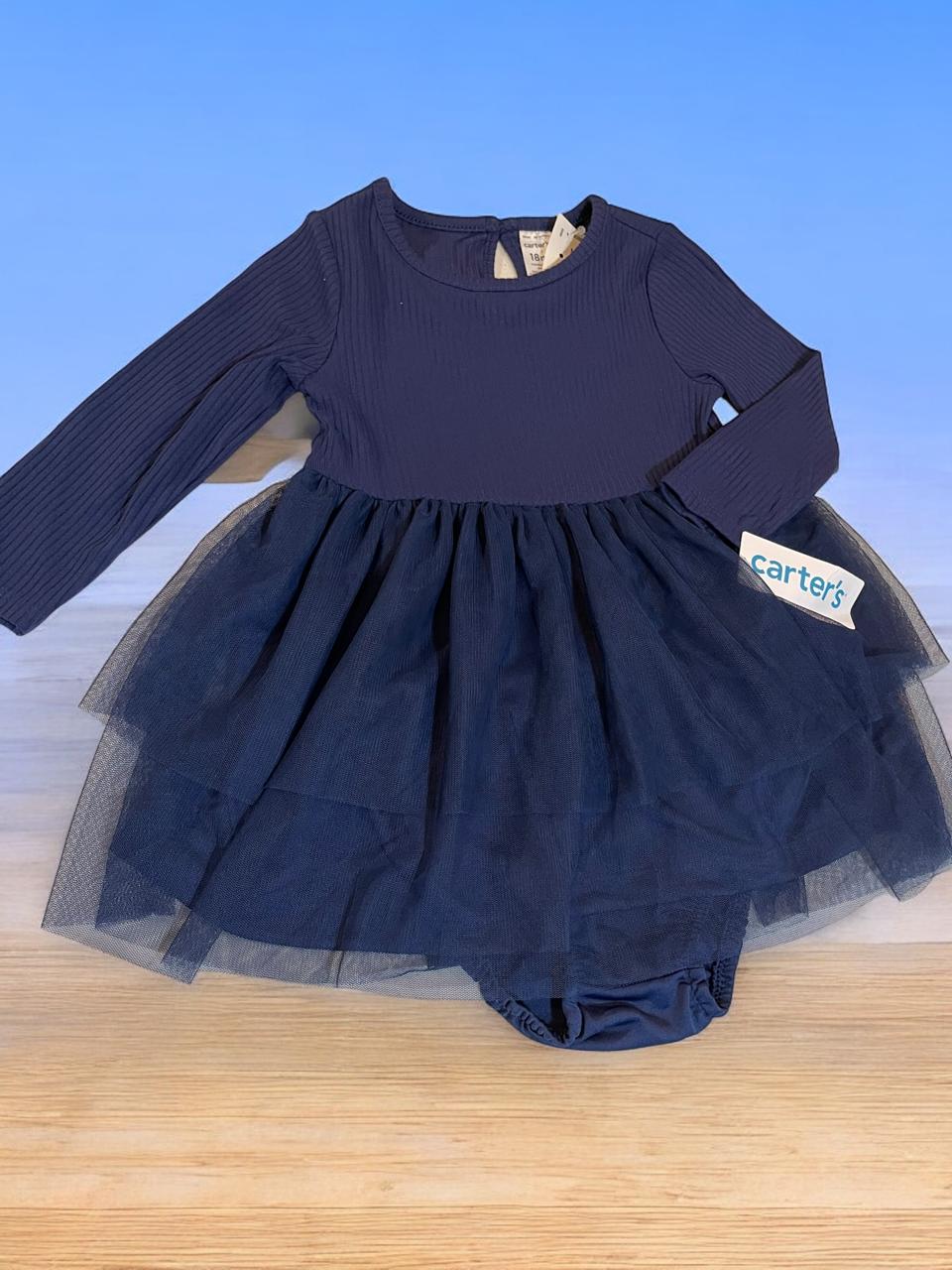 Vestido azul con Tutu Carter´s