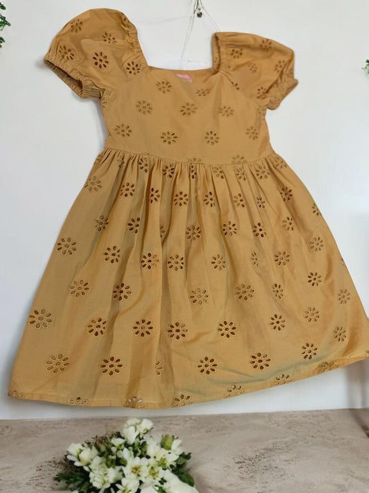 Vestido Lucky Penny Mostaza