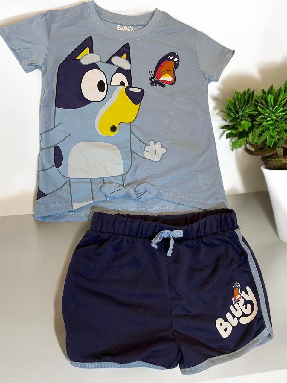 Set Niña Bluey Camiseta y Short