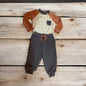 Set 2 Piezas Buzo y Camisa Manga Larga cafe/ gris